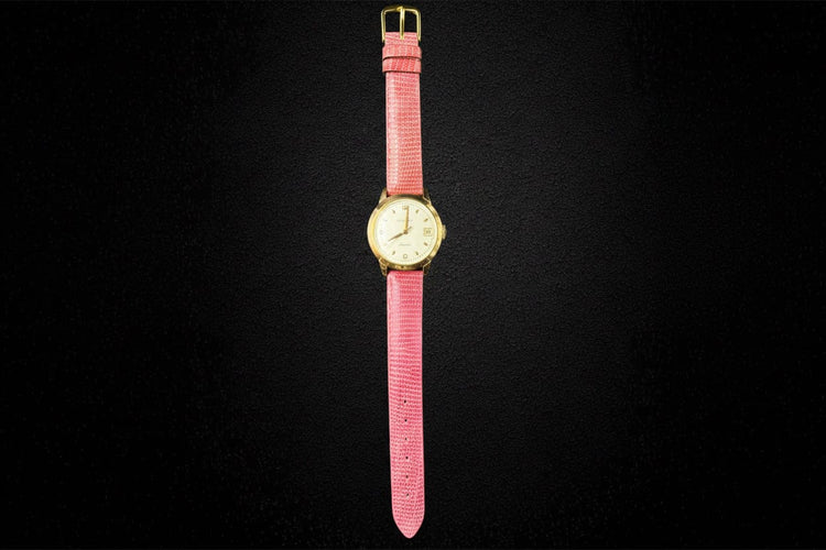 Montre Movado - Montre automatique années 1960 calibre 224A en or jaune 18 carats 58 Facettes