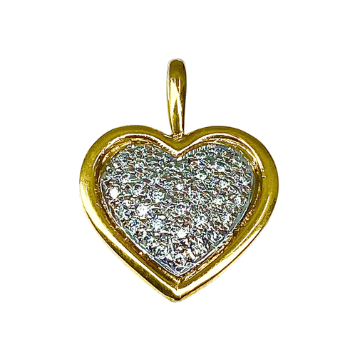 Pendentif Pendentif coeur 34 diamants 58 Facettes AB305