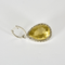 Boucles d'oreilles Paire de Pendants d'oreilles en or gris, quartz lemon et diamants 58 Facettes DV16843-14