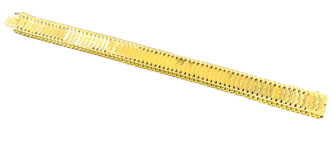 Bracelet Bracelet or jaune époque 1950 58 Facettes 7788 A