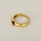Bague 54 Bague jonc en or jaune et rubis : 0,45 carat 58 Facettes DV32960-2