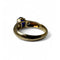 Bague 53 Bague - Bague saphir ovale birman et diamants en or jaune 58 Facettes