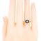 Bague 55 Bague en platine sertie de diamants et saphirs 58 Facettes 199DDC4C89774037BD5CF803F84E6415