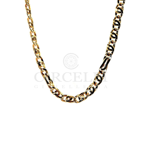 Collier Collier bicolore - Chaîne plate en or 18k 50 cm 58 Facettes 93481878
