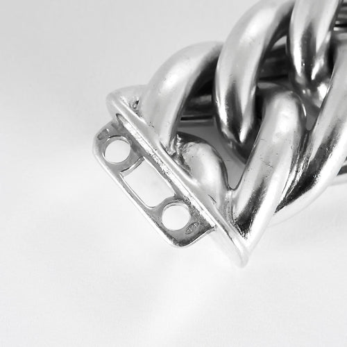 Bracelet Hermès - Bracelet maille gourmette en argent 58 Facettes 58FC46