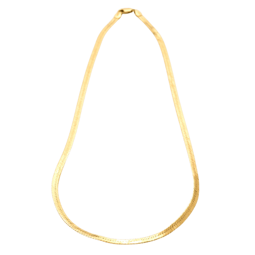 Collier Collier or jaune gravé I love you 58 Facettes LP861/9