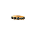 Yellow Gold Sapphire & Diamond Half-Turn Wedding Ring 58 Facettes