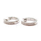 Boucles d'oreilles Boucles d'oreilles créoles or blanc diamants 58 Facettes