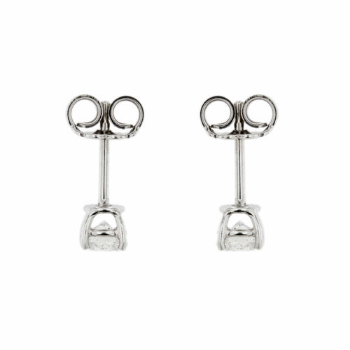 Boucles d'oreilles Boucles d’oreilles puces - Or blanc 18 carats et diamants 0,84 ct 58 Facettes 71
