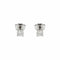 Boucles d'oreilles Boucles d’oreilles puces - Or blanc 18 carats et diamants 0,84 ct 58 Facettes 71