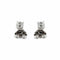 Boucles d'oreilles Boucles d’oreilles puces - Or blanc 18 carats et diamants 0,84 ct 58 Facettes 71