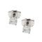 Boucles d'oreilles Boucles d’oreilles puces - Or blanc 18 carats et diamants 0,84 ct 58 Facettes 71