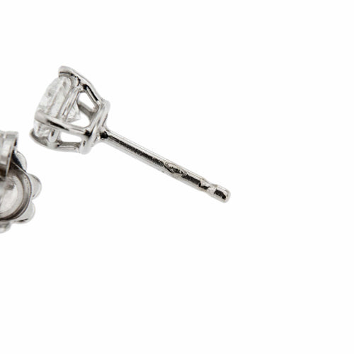 Boucles d'oreilles Boucles d’oreilles puces - Or blanc 18 carats et diamants 0,84 ct 58 Facettes 71