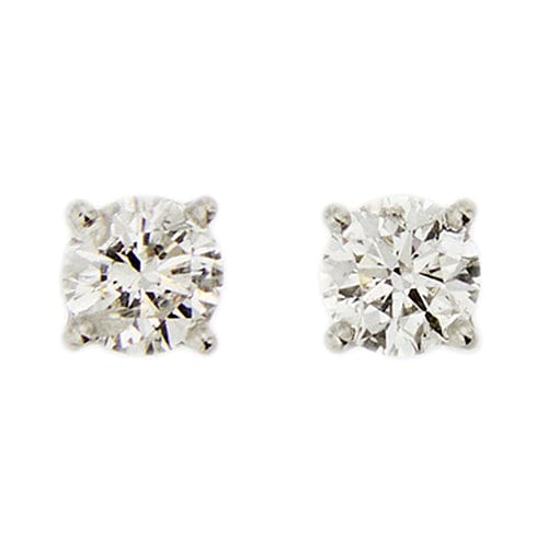 Boucles d'oreilles Boucles d’oreilles puces - Or blanc 18 carats et diamants 0,84 ct 58 Facettes 71