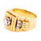 Bague 56 Bague style Tank en or 18 ct et diamants 58 Facettes C1485E644F464E38943C10C5A7C45E75