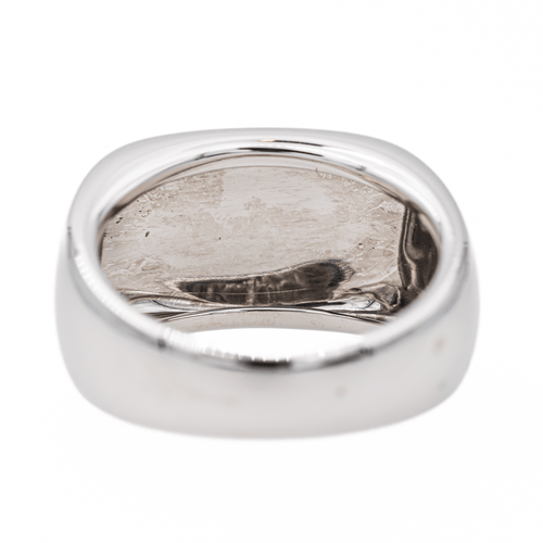 Bague 58 Mauboussin Grande Cocotte - Bague chevalière en or blanc 58 Facettes 720123CN