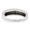 Bague 56 Bague en or blanc 18 carats pavée de diamants 58 Facettes 729105CN