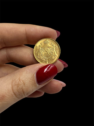 Marengo 20 francs Albert I - Pièce d’or 22 carats 58 Facettes