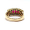 Bague 52 Bague ancienne rubis diamants or jaune 58 Facettes