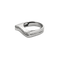Bague 49 Bague "Wave" en or blanc 18 carats et diamants 58 Facettes BO/240016/