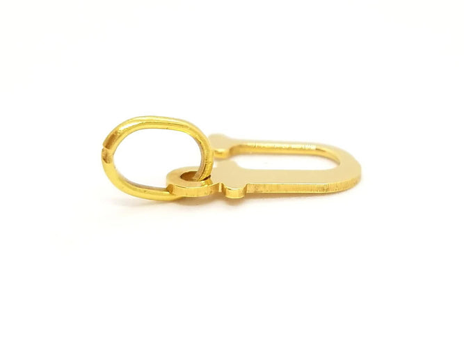 Pendentif Pendentif lettre U en or jaune 18 carats 58 Facettes 797204CD