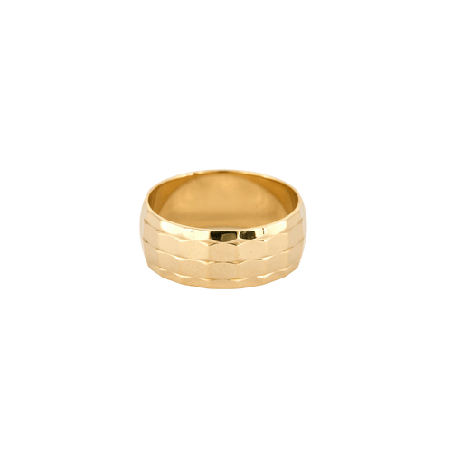 Bague 58 Bague "Facette" en or jaune 18 carats 58 Facettes BO/240061