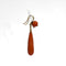 Boucles d'oreilles Boucles d’oreilles pendantes goutte en or jaune 18K, corail et perles 58 Facettes REF2560-328