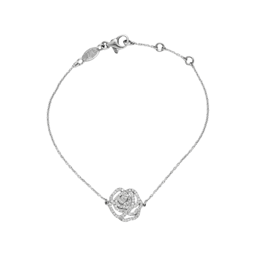 Bracelet Bracelet or gris avec diamants 58 Facettes L3