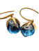 Boucles d'oreilles POMELLATO - Boucles d'oreilles collection Veleno en or jaune et topaze bleue 58 Facettes