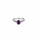 Ring 52 Oval Sapphire Ring Diamonds 58 Facettes 323506