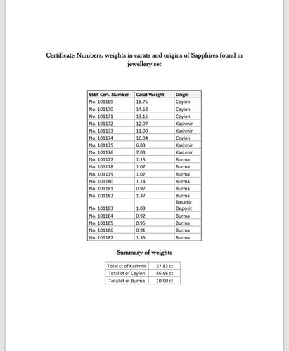 Parure Van Cleef & Arpels Vintage Saphirs Diamants 58 Facettes Duc-Anh 1