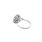 Bague 53 Bague marguerite en or blanc 18k, saphir 1,10 ct et diamants 58 Facettes BO/240038