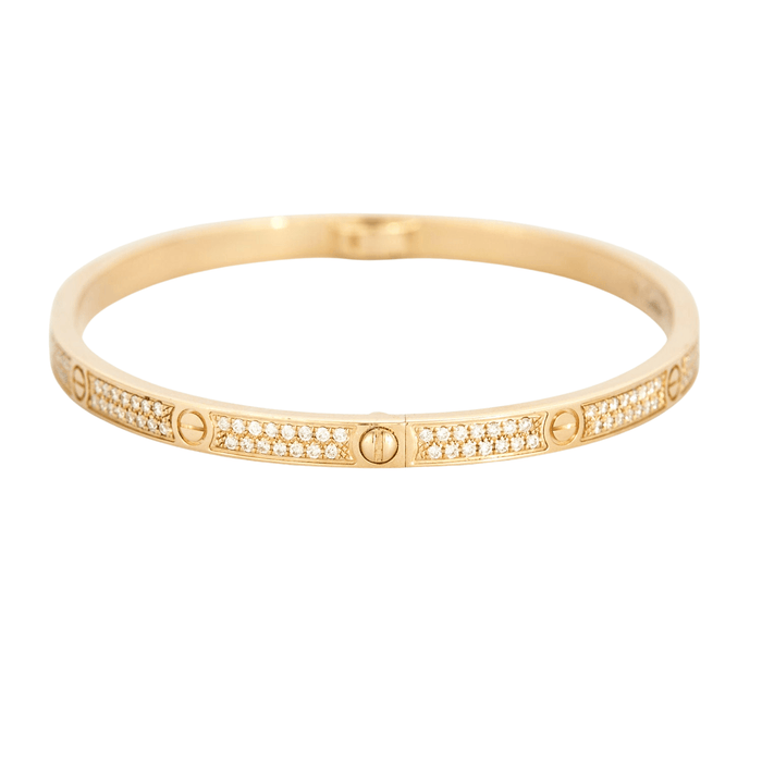 Bracelet CARTIER - Bracelet LOVE or jaune diamants 58 Facettes