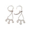 Boucles d'oreilles Boucles d’oreilles attrape-rêves en or blanc 18 carats et diamants 58 Facettes