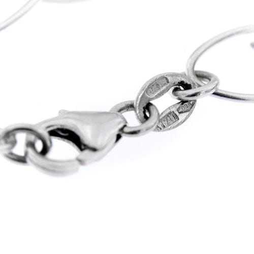 Collier Collier - Chaîne marquise en or blanc 18 ct et diamants 58 Facettes 8119