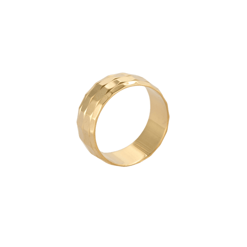 Bague 58 Bague "Facette" en or jaune 18 carats 58 Facettes BO/240061