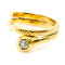 Bague 61 Bague serpent en or 18 ct avec diamant taille coussin 58 Facettes 8453BA8C7C514FD8B8F01E953833235F