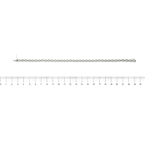 Bracelet Bracelet tennis - Bracelet en or blanc 18 ct et diamants 58 Facettes 8868