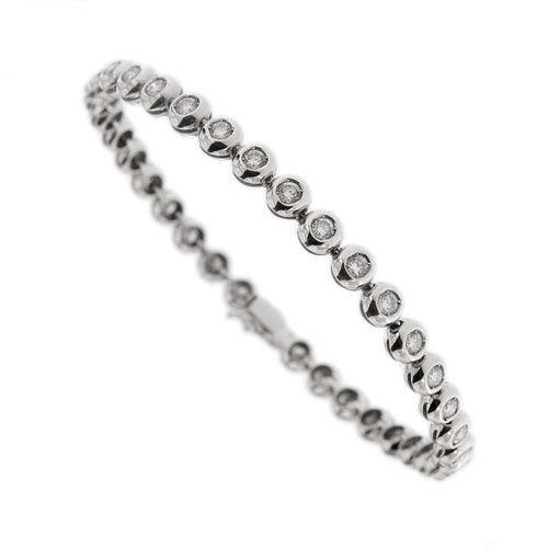 Bracelet Bracelet tennis - Bracelet en or blanc 18 ct et diamants 58 Facettes 8868