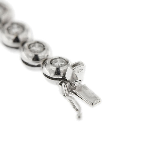 Bracelet Bracelet tennis - Bracelet en or blanc 18 ct et diamants 58 Facettes 8868