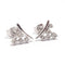 Boucles d'oreilles Boucles d'oreilles grappe diamants or blanc 58 Facettes