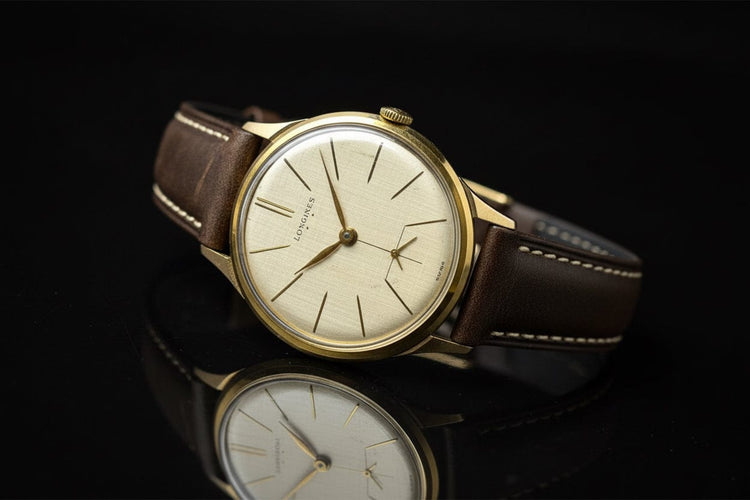 Montre Longines - Montre calibre 12.68Z en or 18 carats 35 mm 58 Facettes