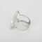 Bague 53 Bague cocktail en or blanc, aigue-marine : 10 carats et diamants : 0,20 carat 58 Facettes DV31450-45