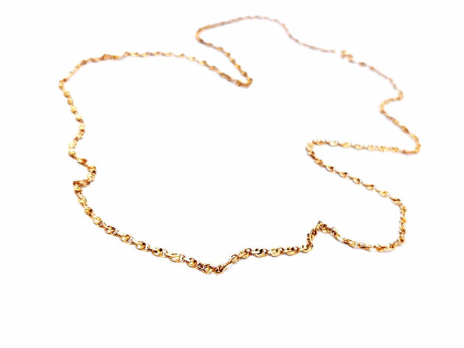 Collier Collier maille en or jaune 18 carats 58 Facettes 930252CN