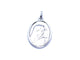 Pendentif Pendentif religieux en or blanc 18 carats 58 Facettes 947616CD