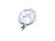 Pendentif Pendentif religieux en or blanc 18 carats 58 Facettes 947616CD