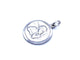 Pendentif Pendentif médaille ange en or blanc 18 carats 58 Facettes 947739CD