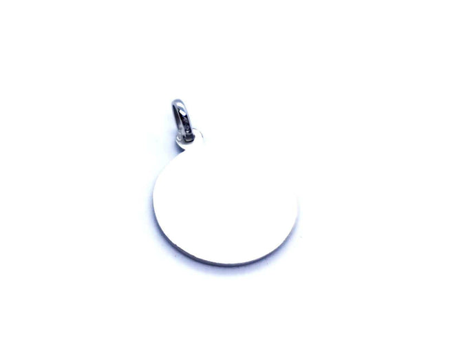 Pendentif Pendentif médaille ange en or blanc 18 carats 58 Facettes 947739CD