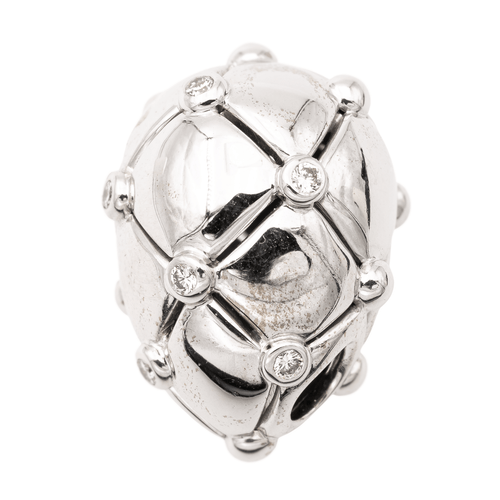 Pendentif Avakian - Pendentif en or blanc 18 carats et diamants 58 Facettes 949240CN