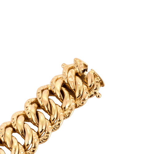 Bracelet Bracelet - Bracelet maille américaine en or jaune 18 carats 58 Facettes BO/240039 RIV